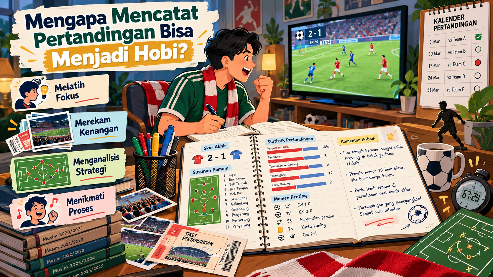 Mengapa Mencatat Pertandingan Bisa Menjadi Hobi? - persahabatan