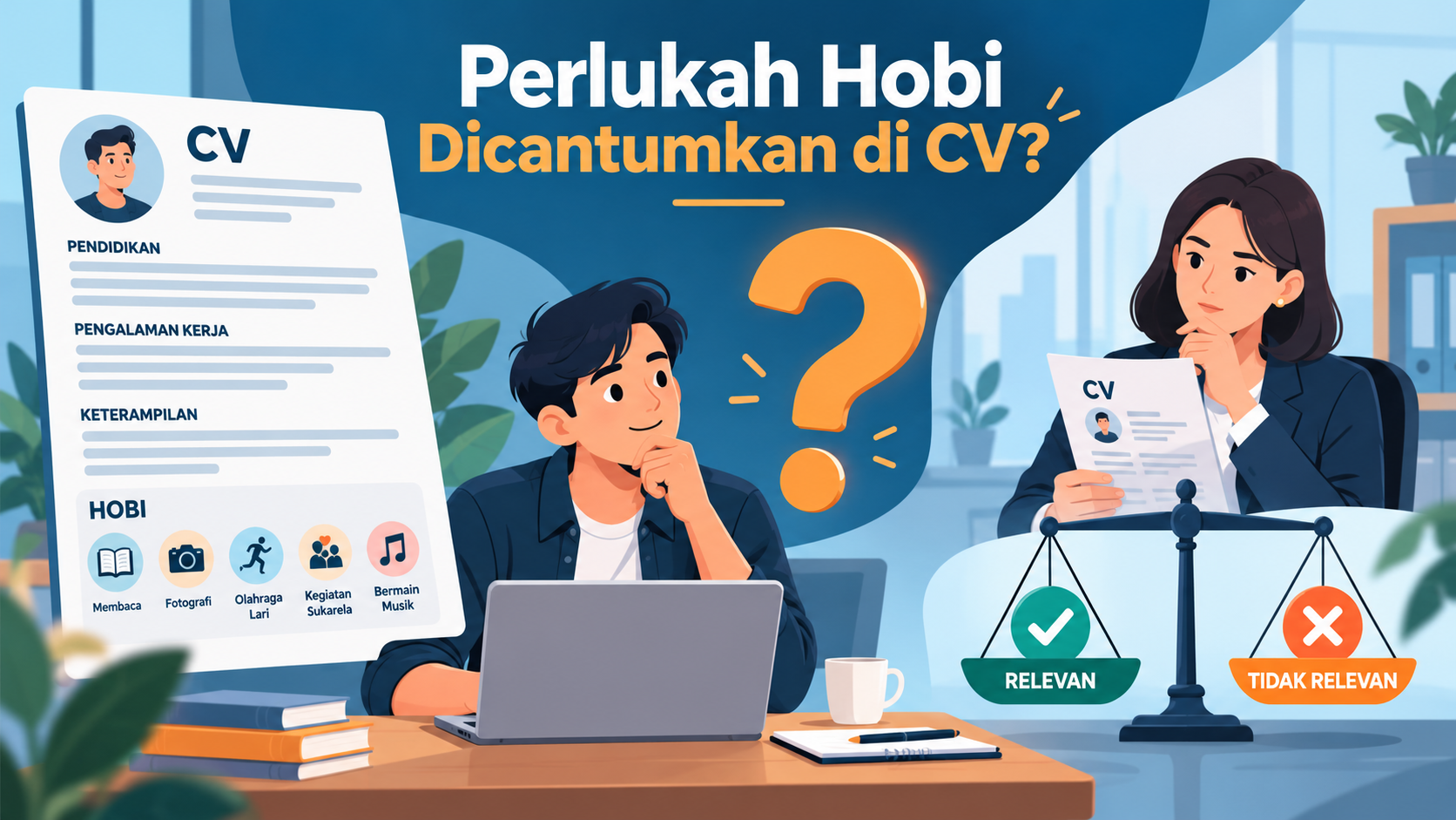 Perlukah Hobi Dicantumkan di CV? - hobi