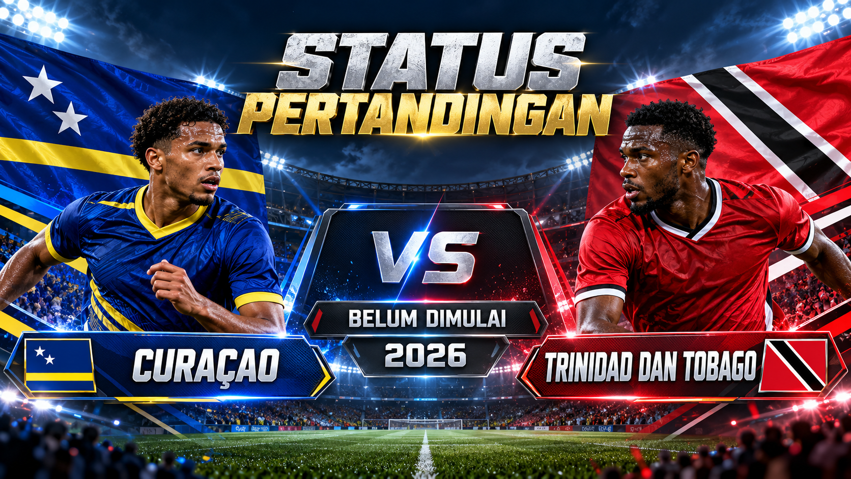 Status Pertandingan CuraÃ§ao vs Trinidad dan Tobago 2026 - curaãao