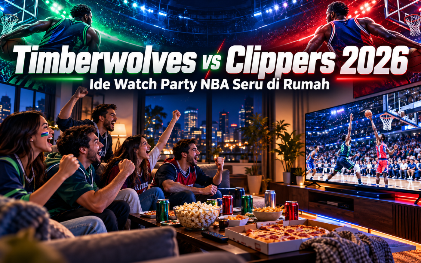 timberwolves - Timberwolves vs Clippers 2026: Ide Watch Party NBA Seru di Rumah